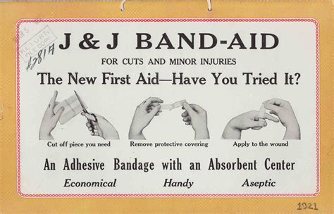 when did band-aid stop using the metal box|band aid brand history.